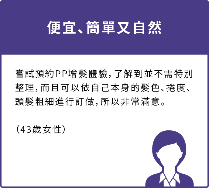 居然有這樣的增髮方式，讓我非常驚訝!